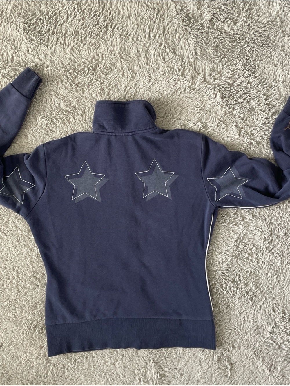 PUMA Italy Italia National Team Soccer Track Jacket Womens Medium Navy Blue Zip - Picture 5 of 10